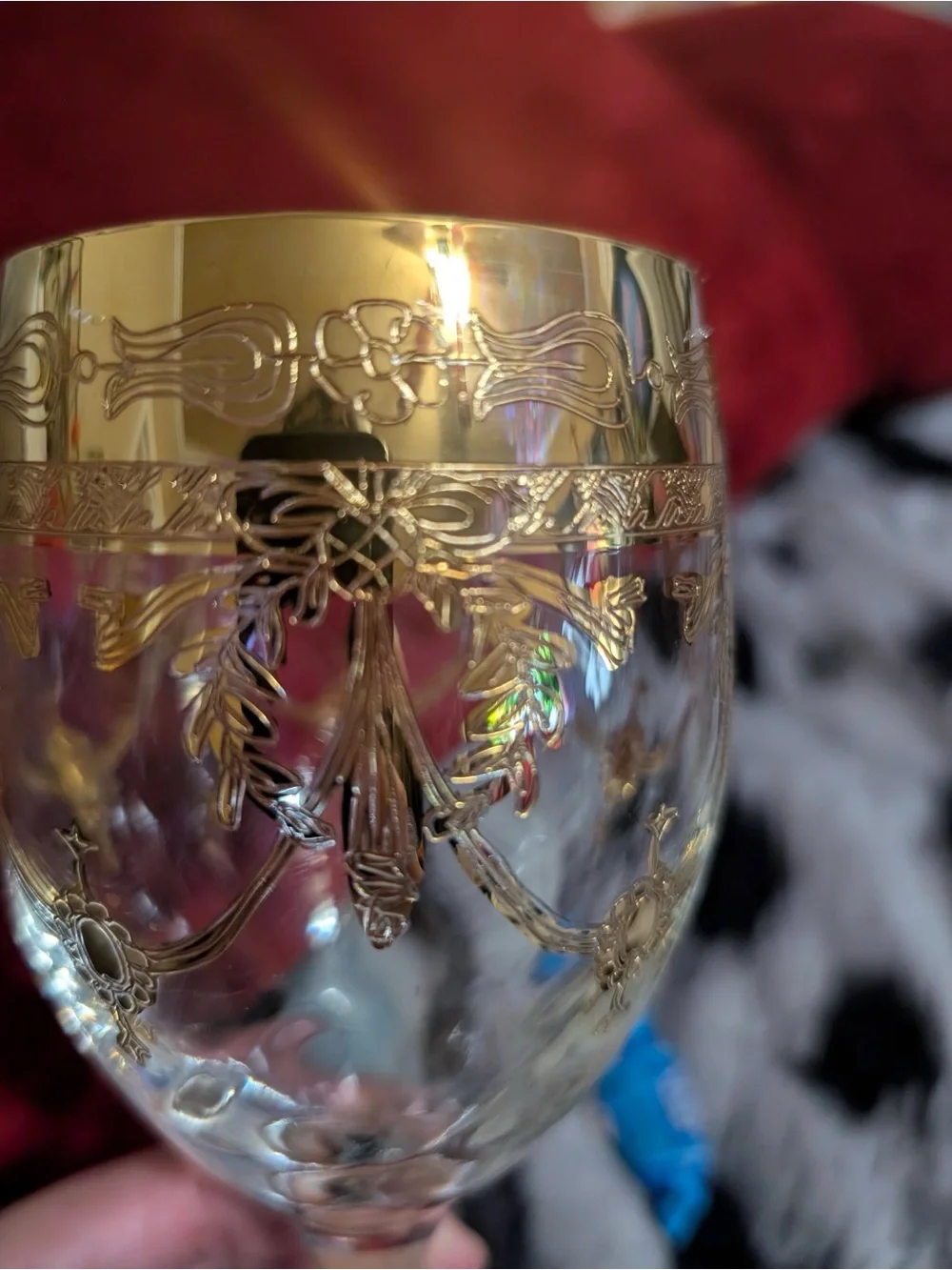 Baccarat crystal wine